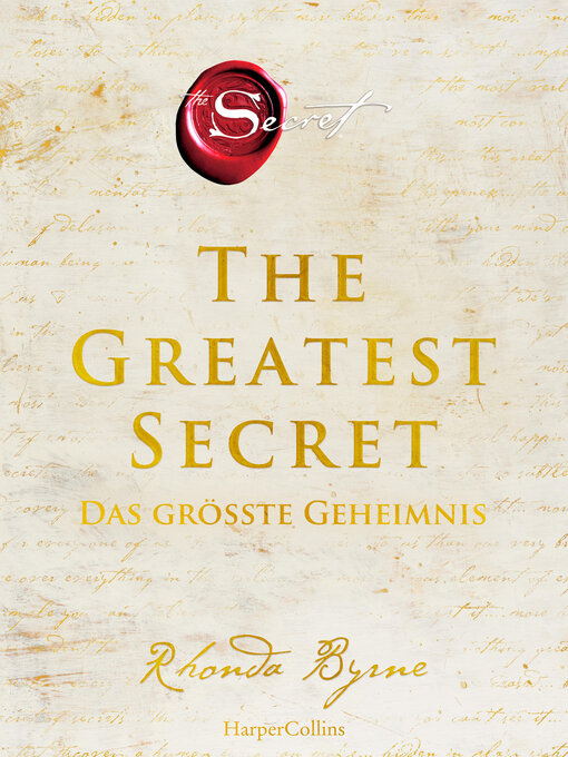 Title details for Das größte Geheimnis by Rhonda Byrne - Wait list